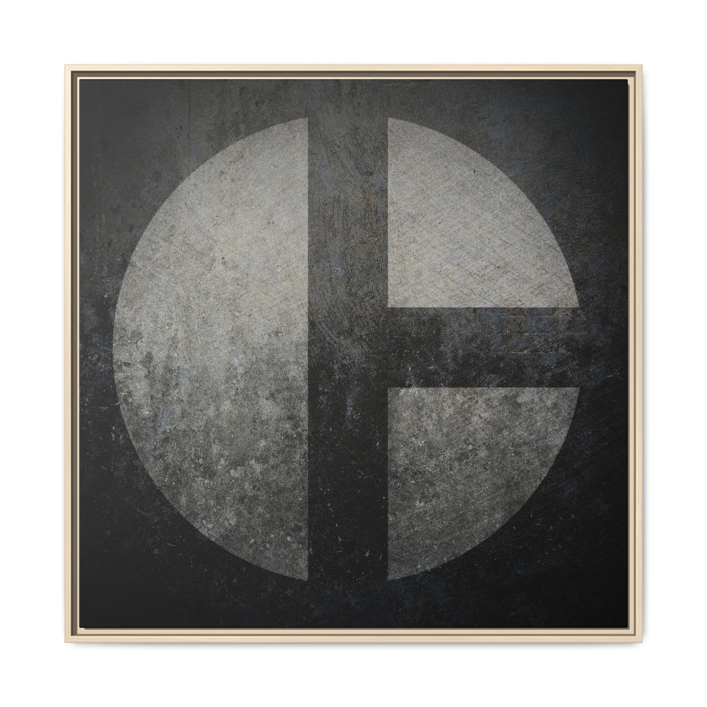 C Moon  | Framed Wall Art on Stretched Canvas
