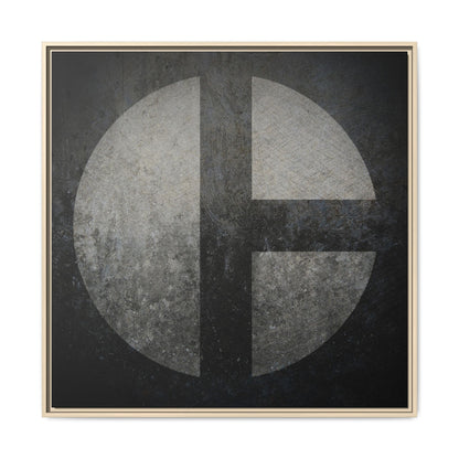 C Moon  | Framed Wall Art on Stretched Canvas