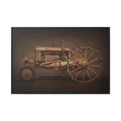 Vintage Ford Fordson Steel Wheel | Wall Art on Framed Canvas