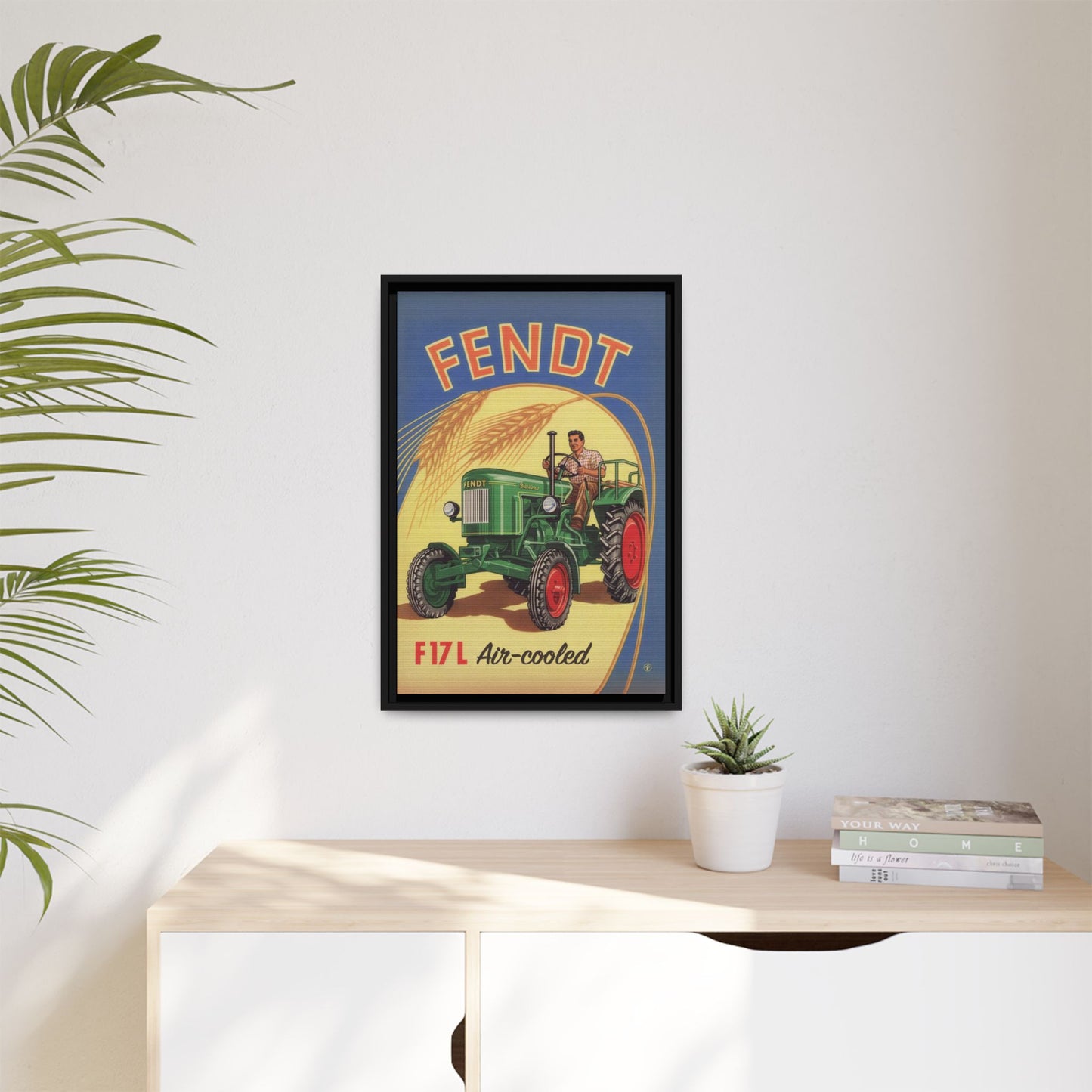 Vintage Fendt 12HP Advertisement | Wall Art on Framed Canvas