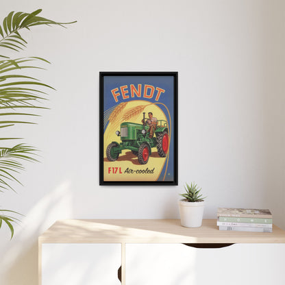 Vintage Fendt 12HP Advertisement | Wall Art on Framed Canvas