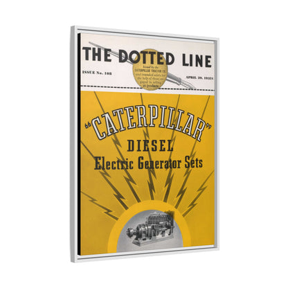 Electric Diesel Generator Sets | Matte Canvas Framed Wall Art