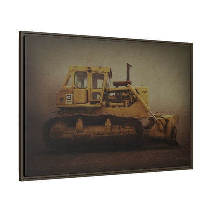Classic D9H Dozer Photo Wall Art on Framed Canvas | Industrial Artwork