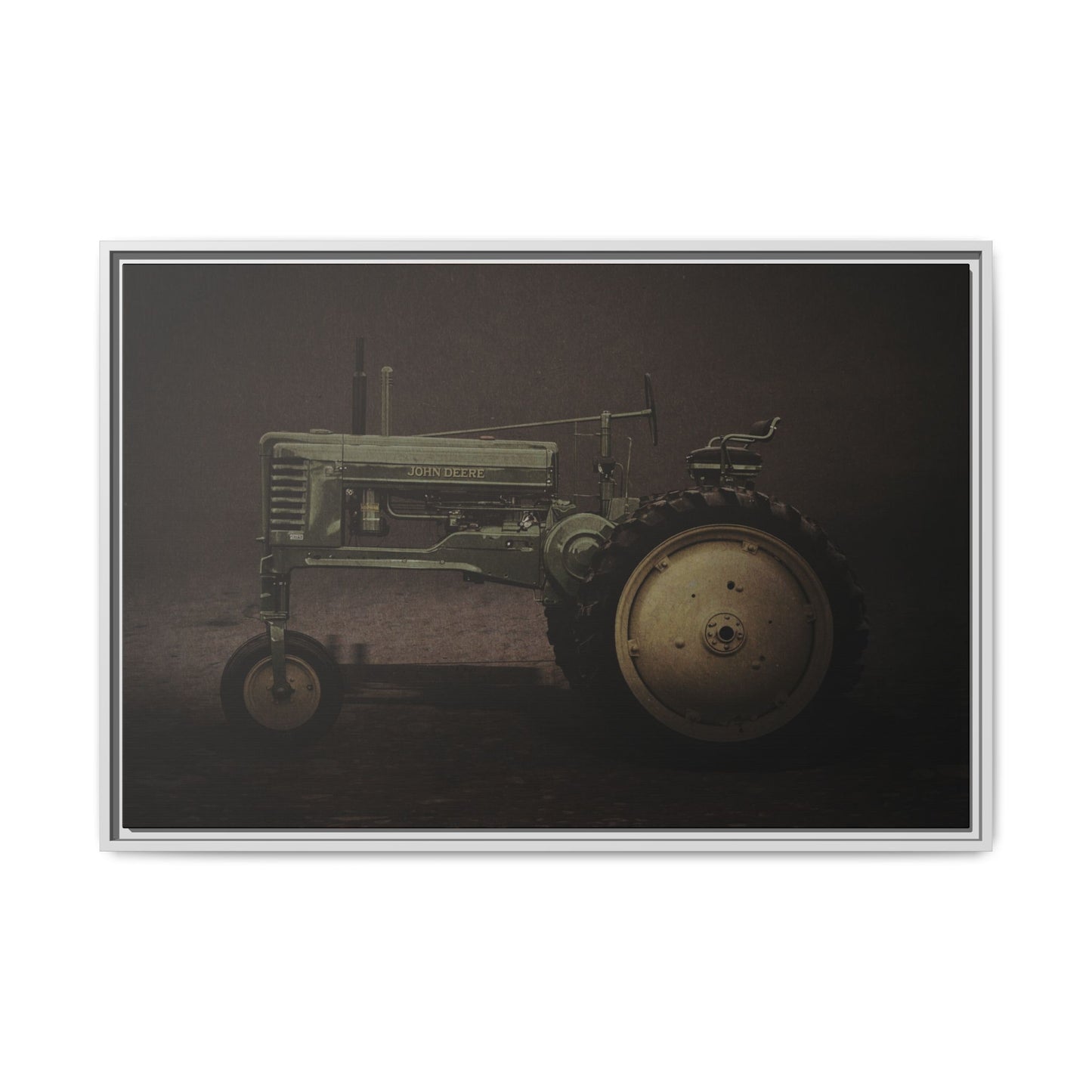 Vintage 1949 John Deere Model B High | Framed Wall Art on Stretched Canvas