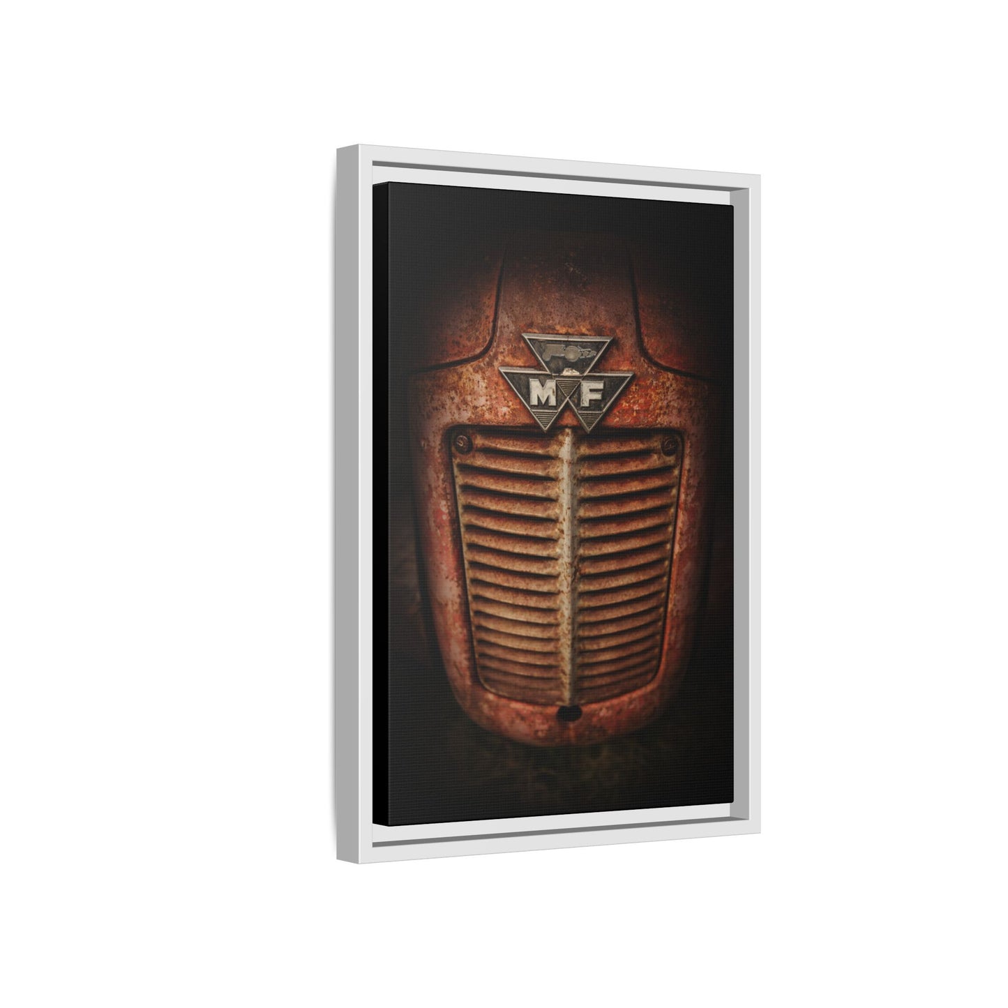 Vintage Rusty Massey Grill on Canvas