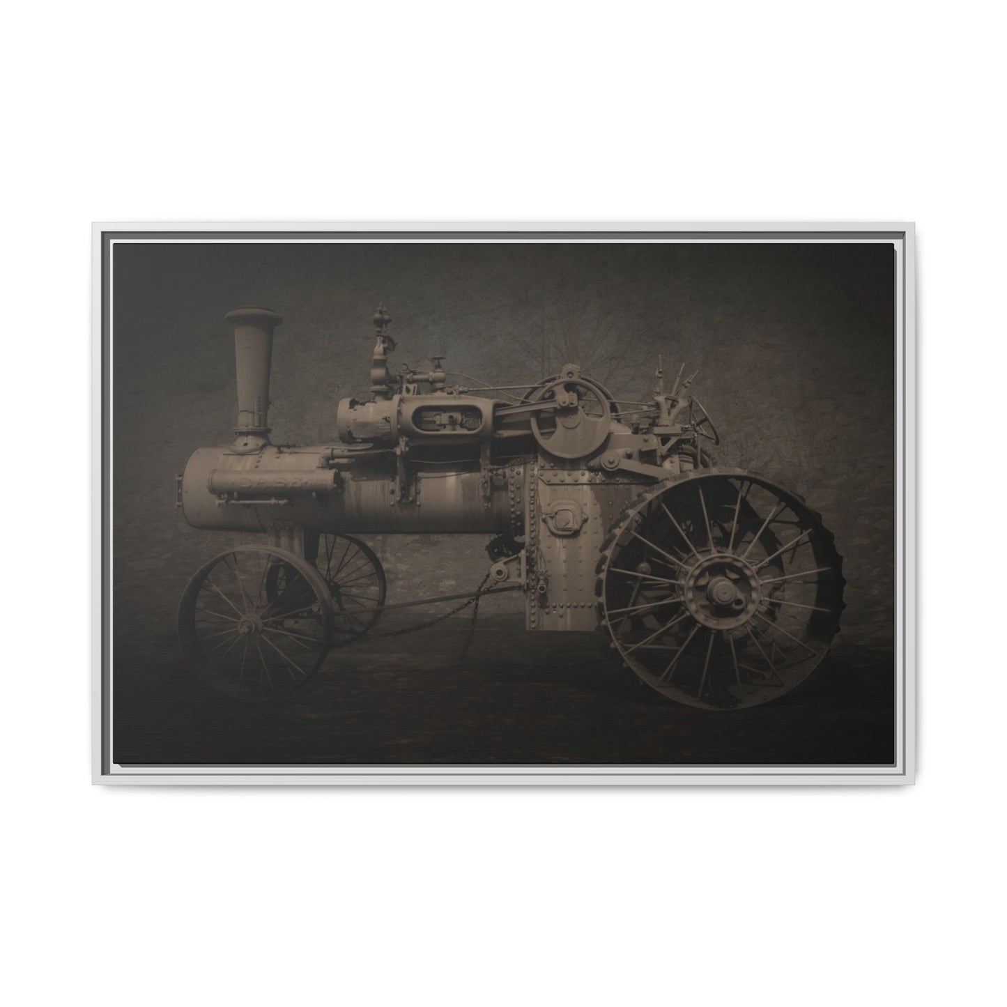 Vintage CASE 65 HP Tractor Photo Wall Art on Canvas