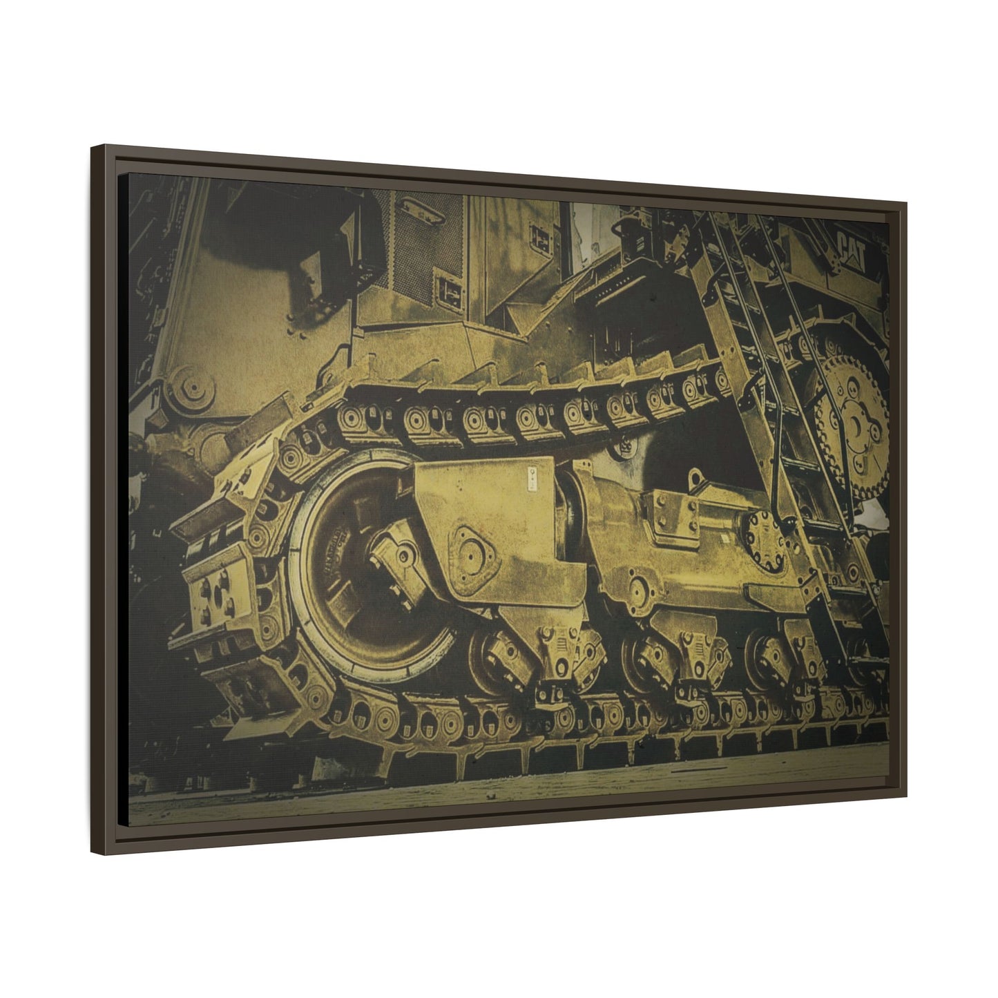 Big D11 Dozer Detail | Photo Art on Framed Canvas