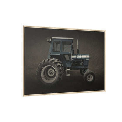 Vintage Ford 8600 Tractor Photo Wall Art on Canvas
