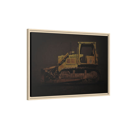 Classic D6D Dozer | Framed Wall Art on Stretched Canvas