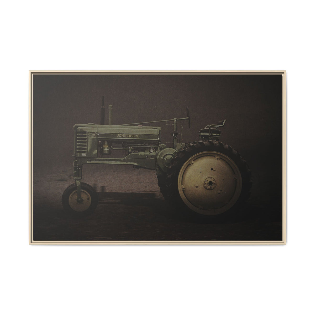 Vintage 1949 John Deere Model B High | Framed Wall Art on Stretched Canvas