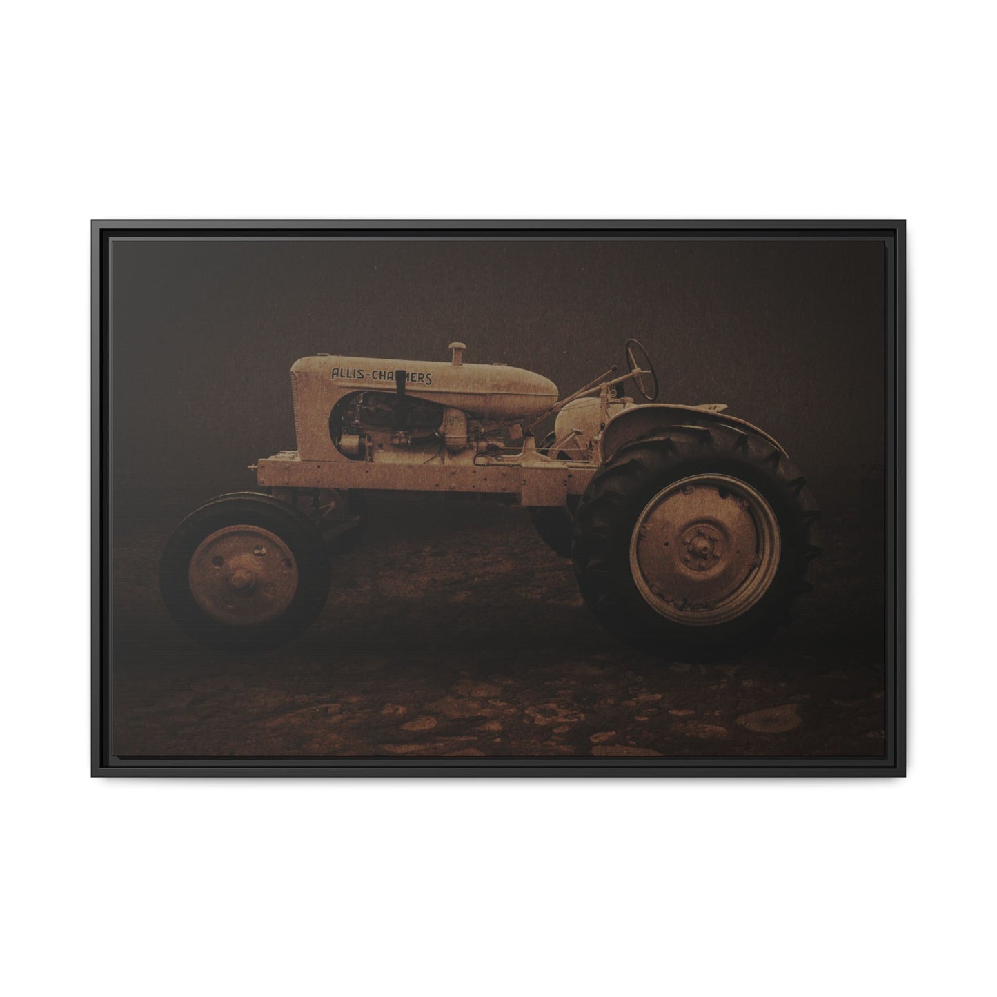 Vintage Allis Chalmers WC | Framed Wall Art on Stretched Canvas