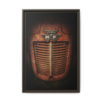 Vintage Rusty Massey Grill on Canvas