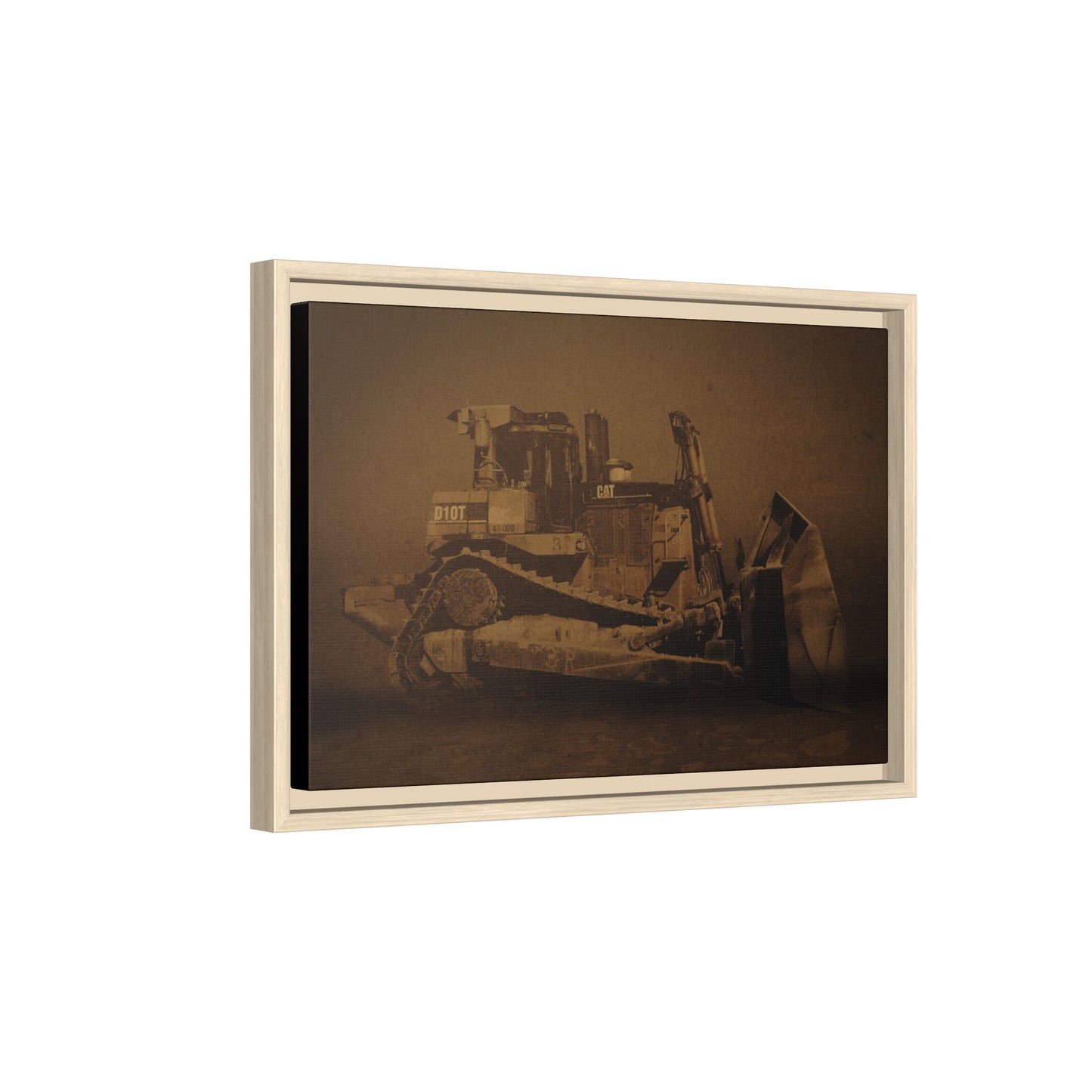Classic Crawler D10T Photo Wall Art on Canvas