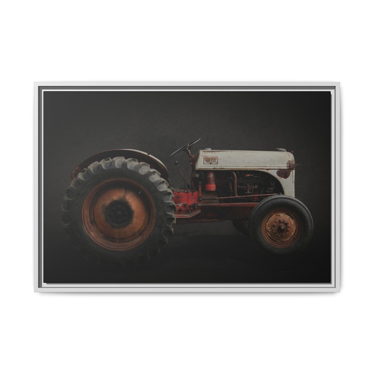 Vintage Ford 8N Tractor Photo Wall Art on Canvas