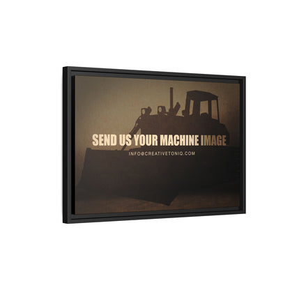 Personalized Machine Art | Framed Photo Wall Art on Canvas