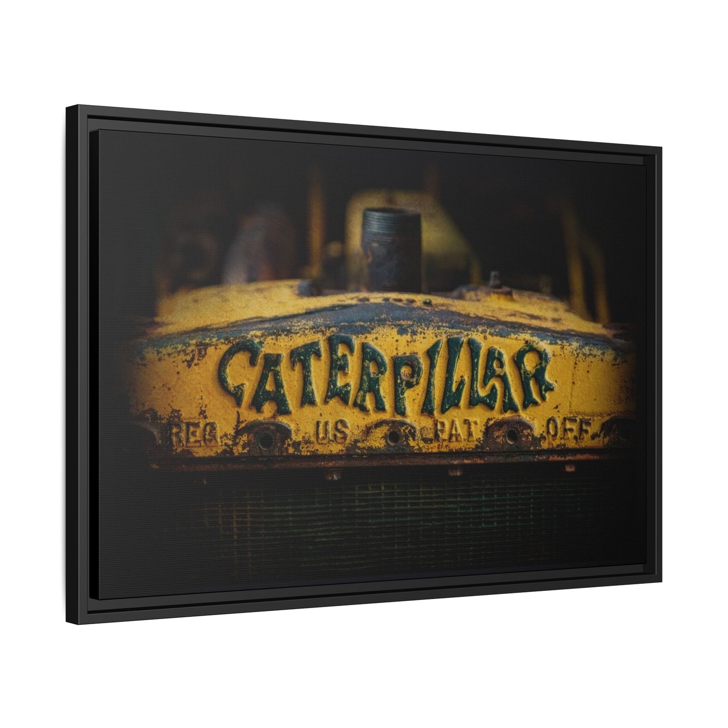 Vintage  Crawler Grill | Framed Wall Art on Stretched Canvas