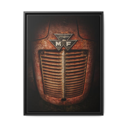 Vintage Rusty Massey Grill on Canvas