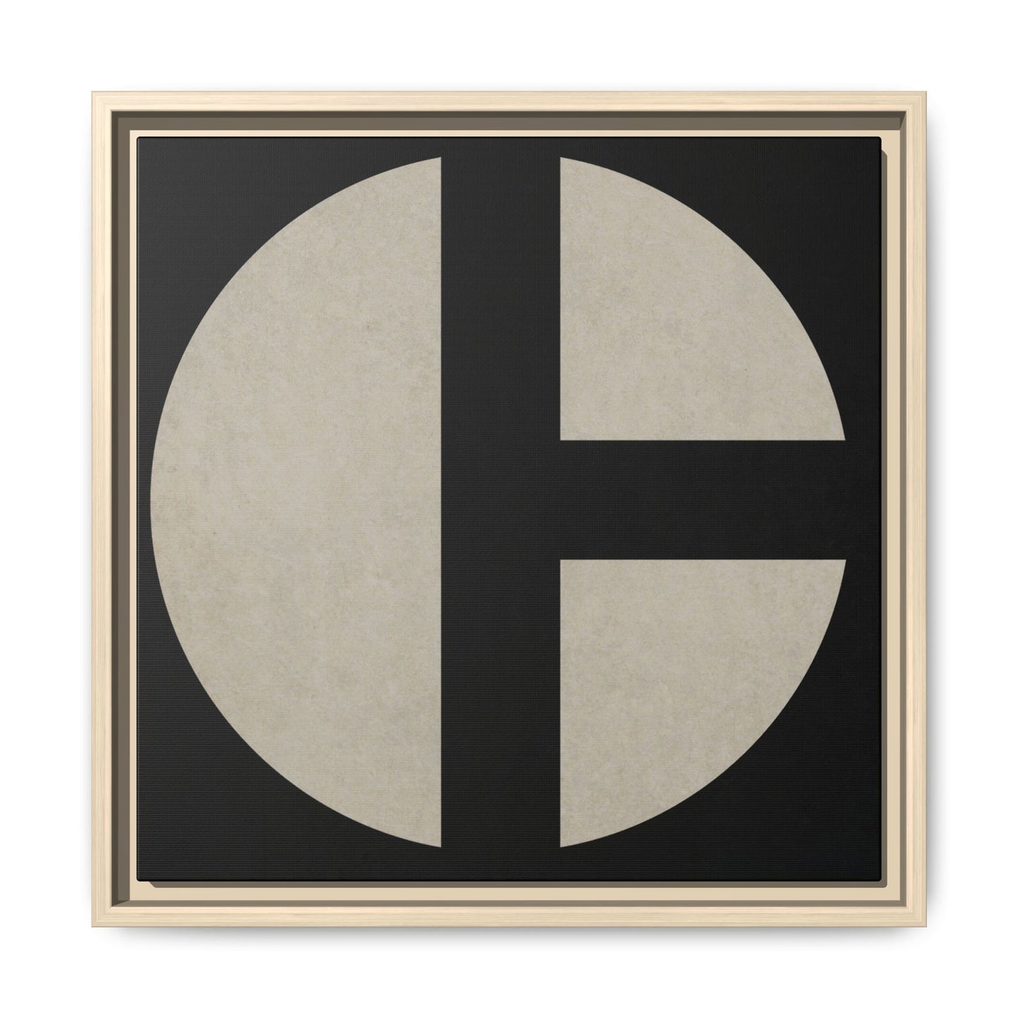 C Moon - CLEAN  | Framed Wall Art on Stretched Canvas