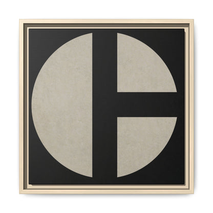 C Moon - CLEAN  | Framed Wall Art on Stretched Canvas