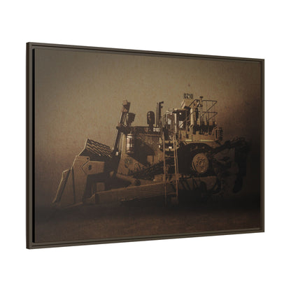 Classic D10Z Dozer | Framed Wall Art on Stretched Canvas