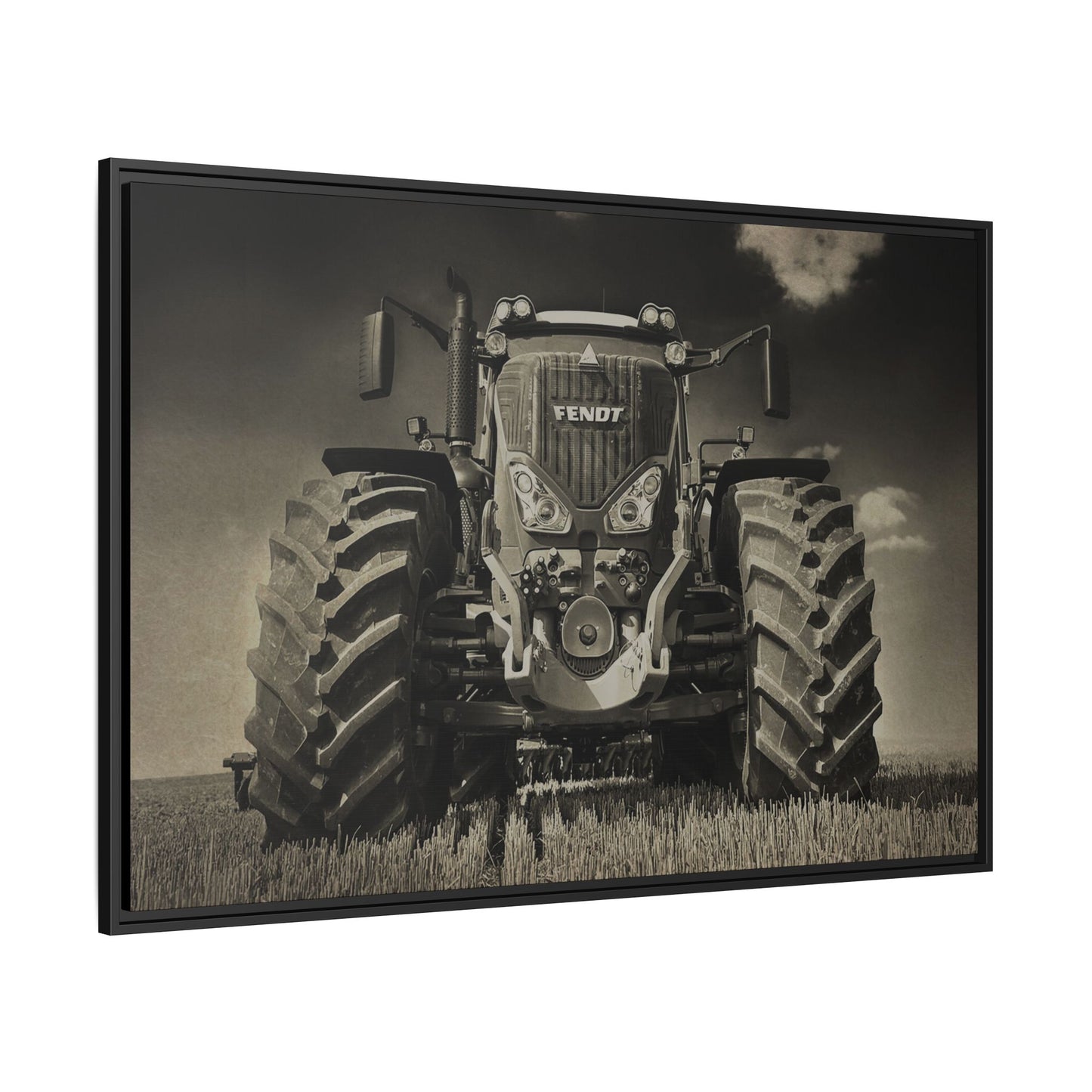 Fendt 800 Vario Coming At You | Framed Photo Wall Art on Canvas
