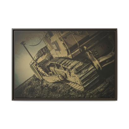 D7E Pushing Incline  | Photo Art on Framed Canvas