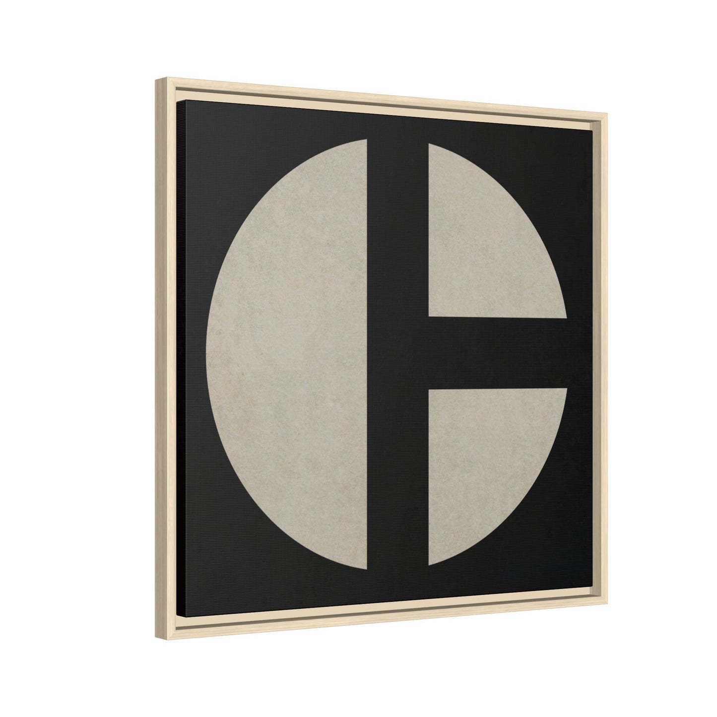 C Moon - CLEAN  | Framed Wall Art on Stretched Canvas