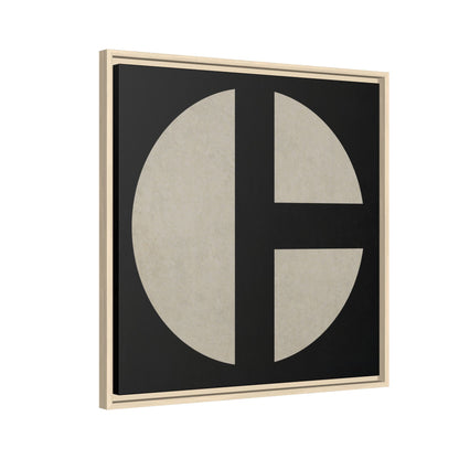 C Moon - CLEAN  | Framed Wall Art on Stretched Canvas