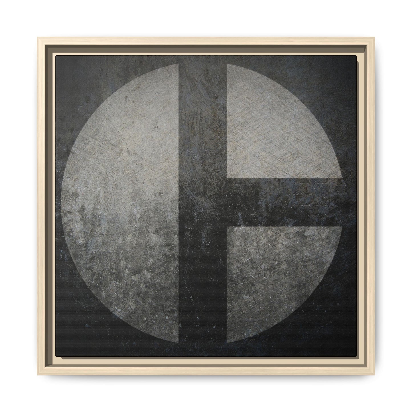 C Moon  | Framed Wall Art on Stretched Canvas