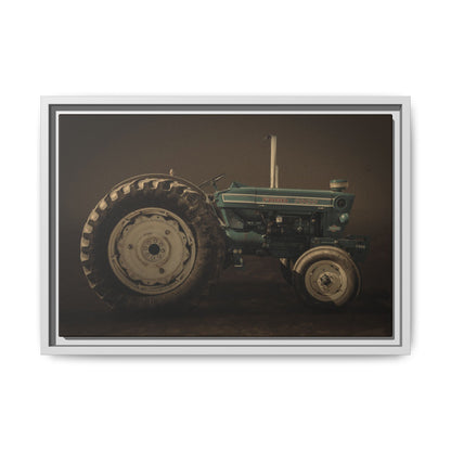 Classic Ford 7000 Tractor Photo Wall Art | Framed Stretched Canvas