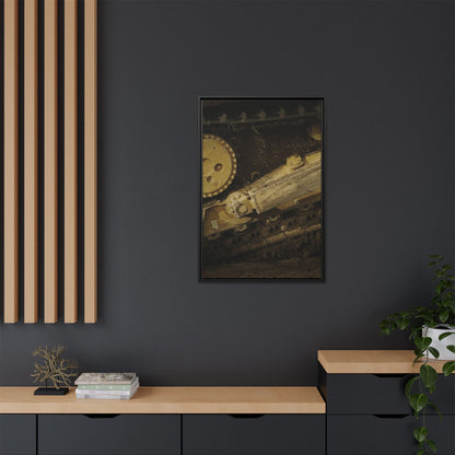 D6 Undercarriage Closeup Triptych| Framed | Right Panel