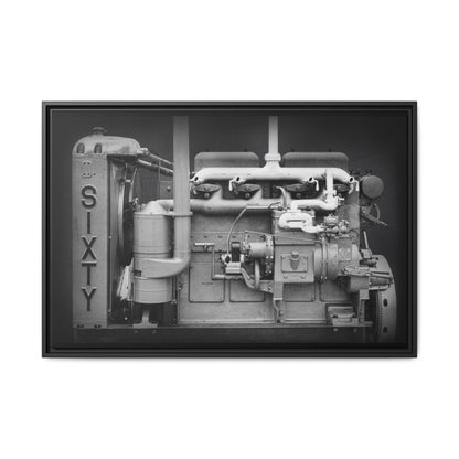 Vintage Caterpillar Power System Sixty Wall Art on Framed Canvas