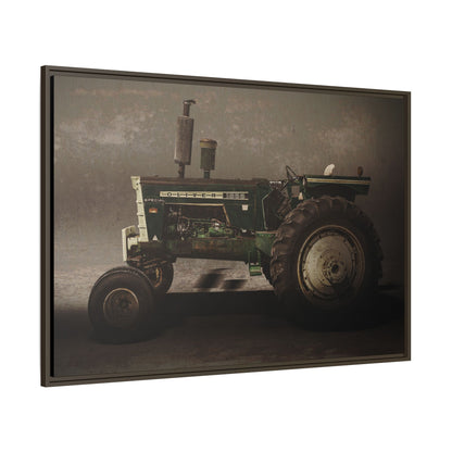 Classic Oliver 1855 Tractor | Framed Wall Art on Stretched Canvas