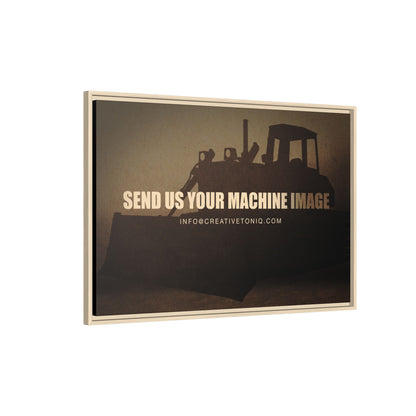 Personalized Machine Art | Framed Photo Wall Art on Canvas