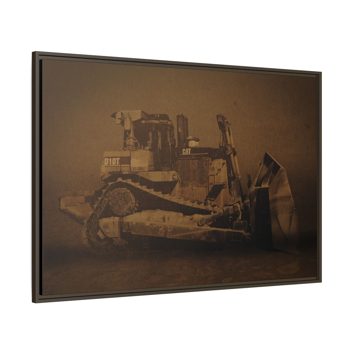 Classic Crawler D10T Photo Wall Art on Canvas