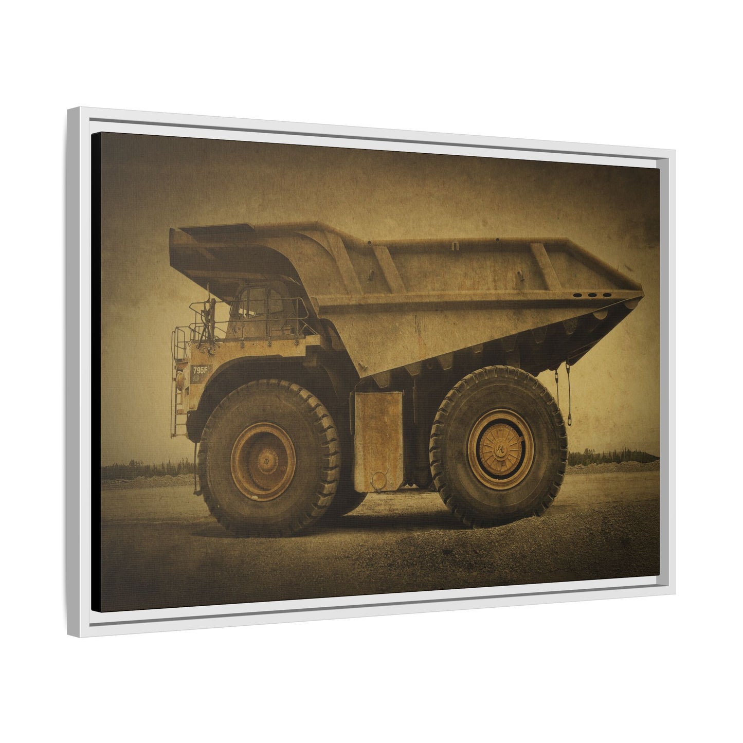 Big Wheel 795 Hauler Photo Art on Framed Canvas