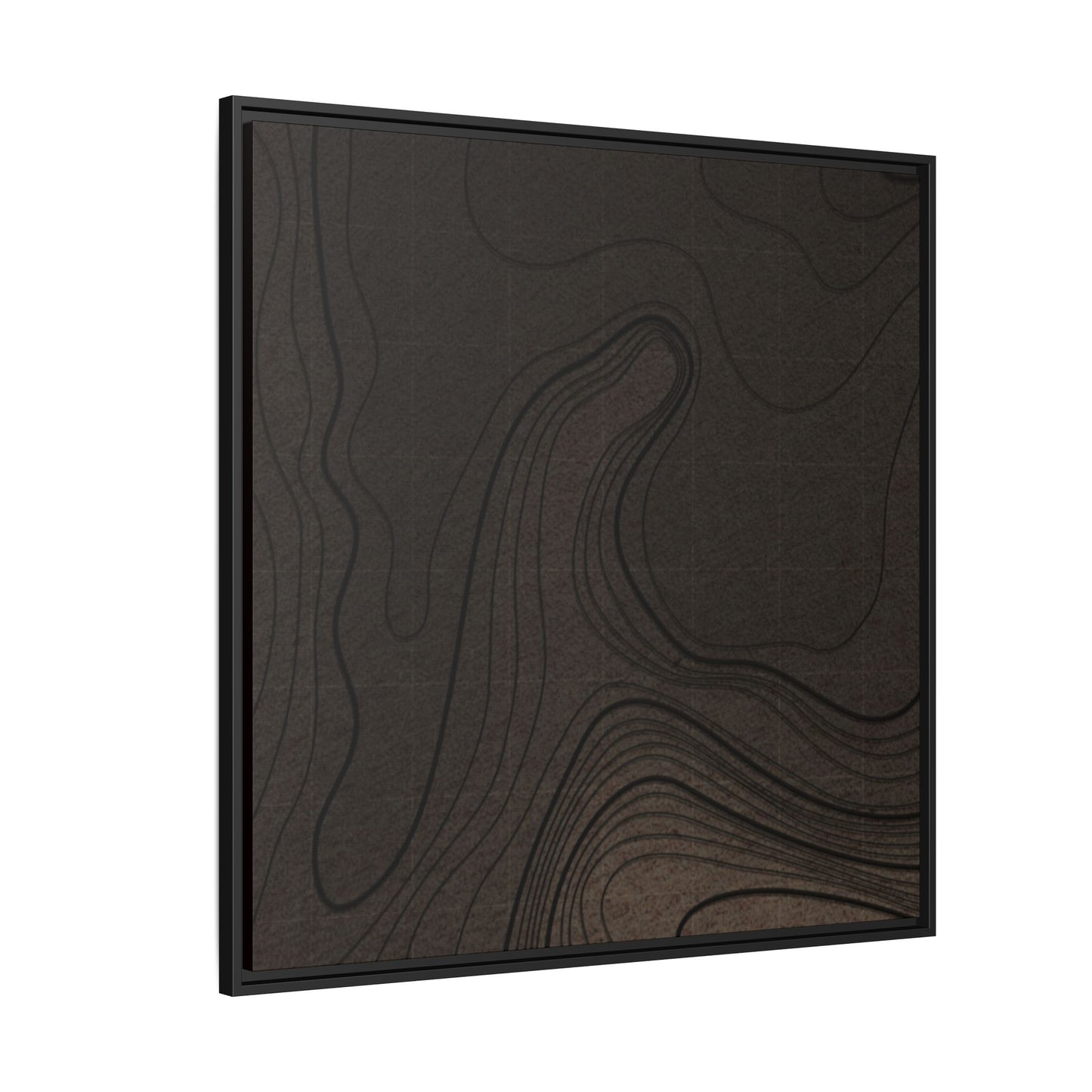 Dramatic Excavator Reach Tryptich - Left Panel - Matte Framed Canvas