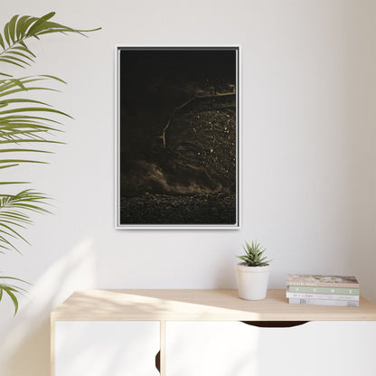 Epic Dozer Track Triptych Left | Matte Canvas Print (Framed)