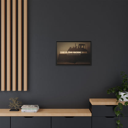 Personalized Machine Art | Framed Photo Wall Art on Canvas