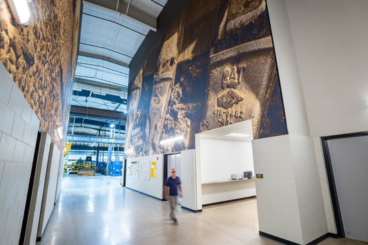 CAT Shovel Teeth Mural