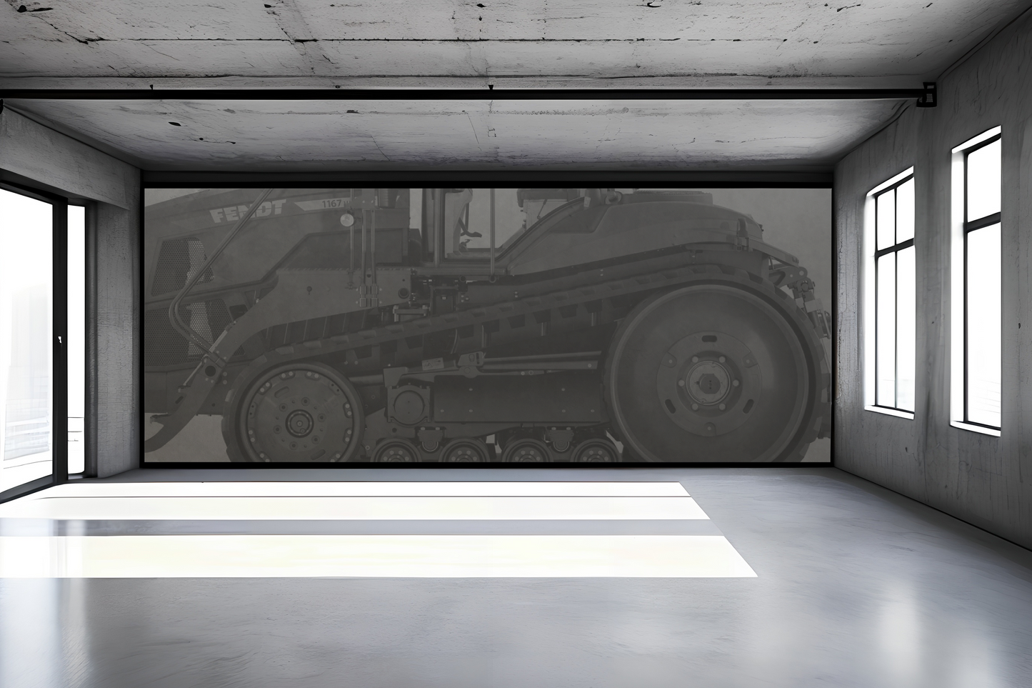 Fendt 1167 Duotone Side View Wall Mural