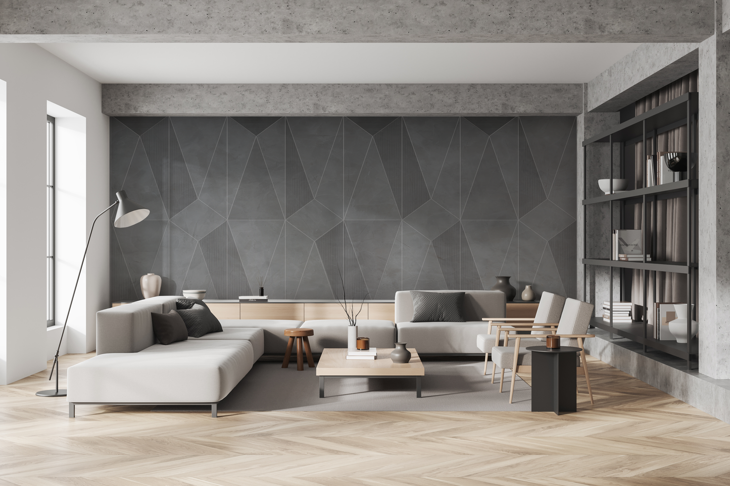 Abstract Triangle Pattern