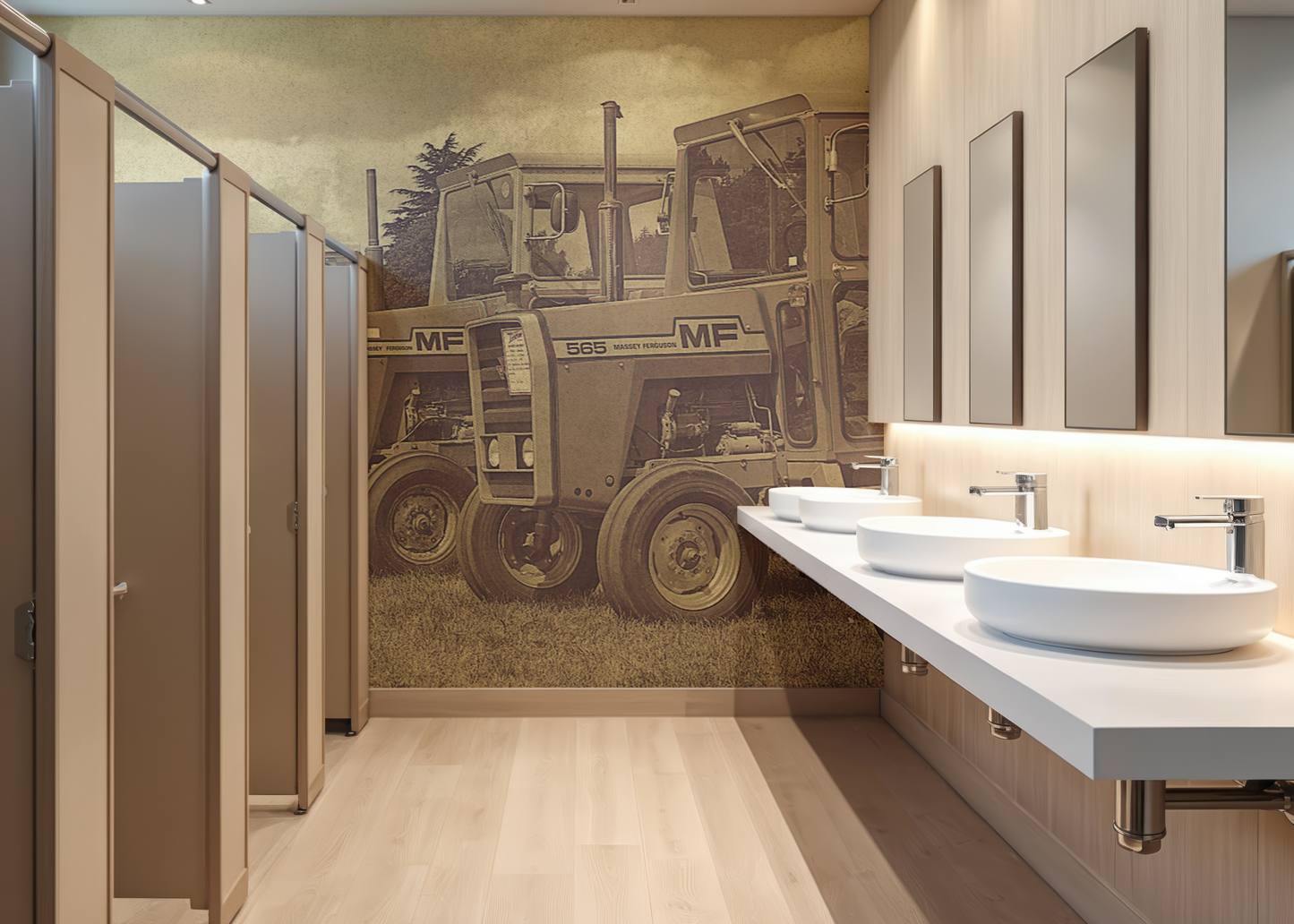 Classic Massey Lineup | Vinyl Wall Covering
