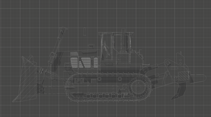 Classic Dozer Schematic Art