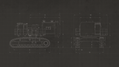 Schematic Excavator