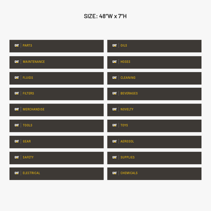 CAT Retail Category Toppers