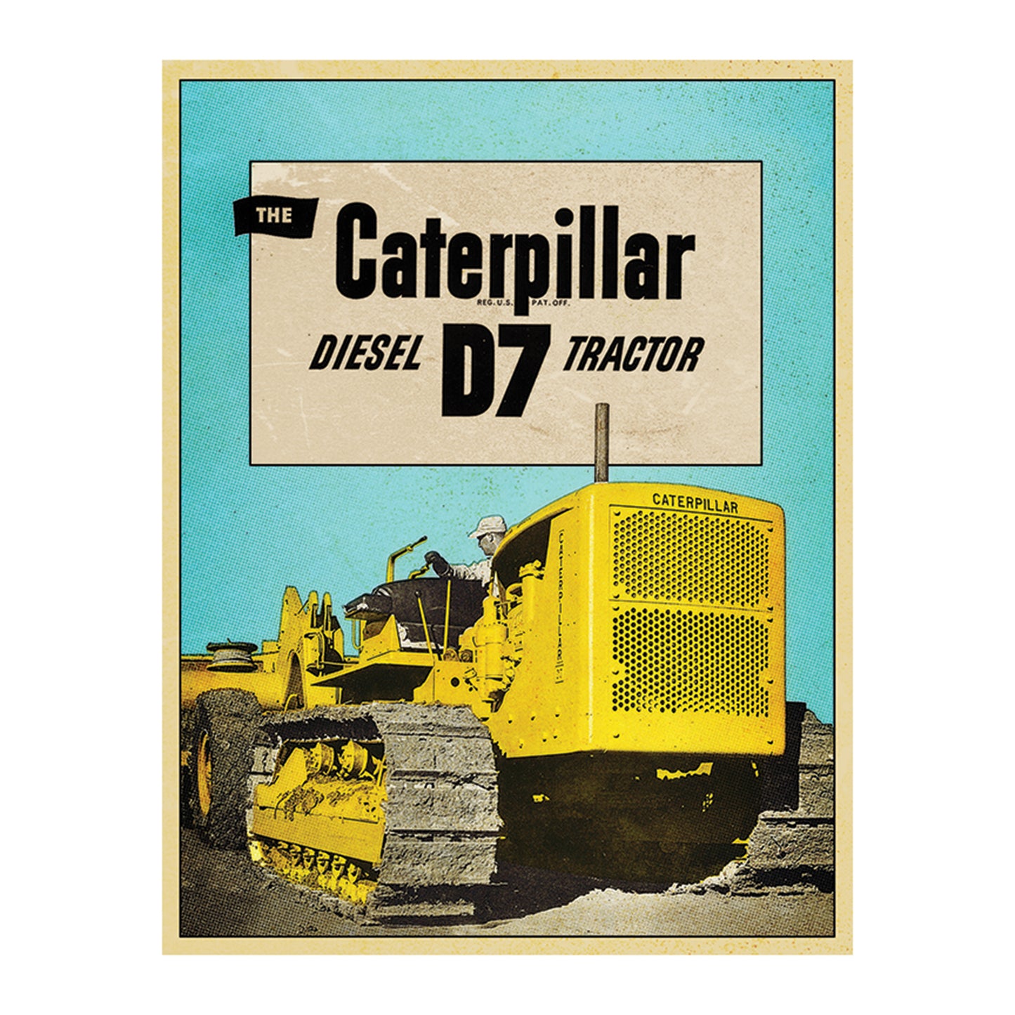 Diesel D7 Metal Sign