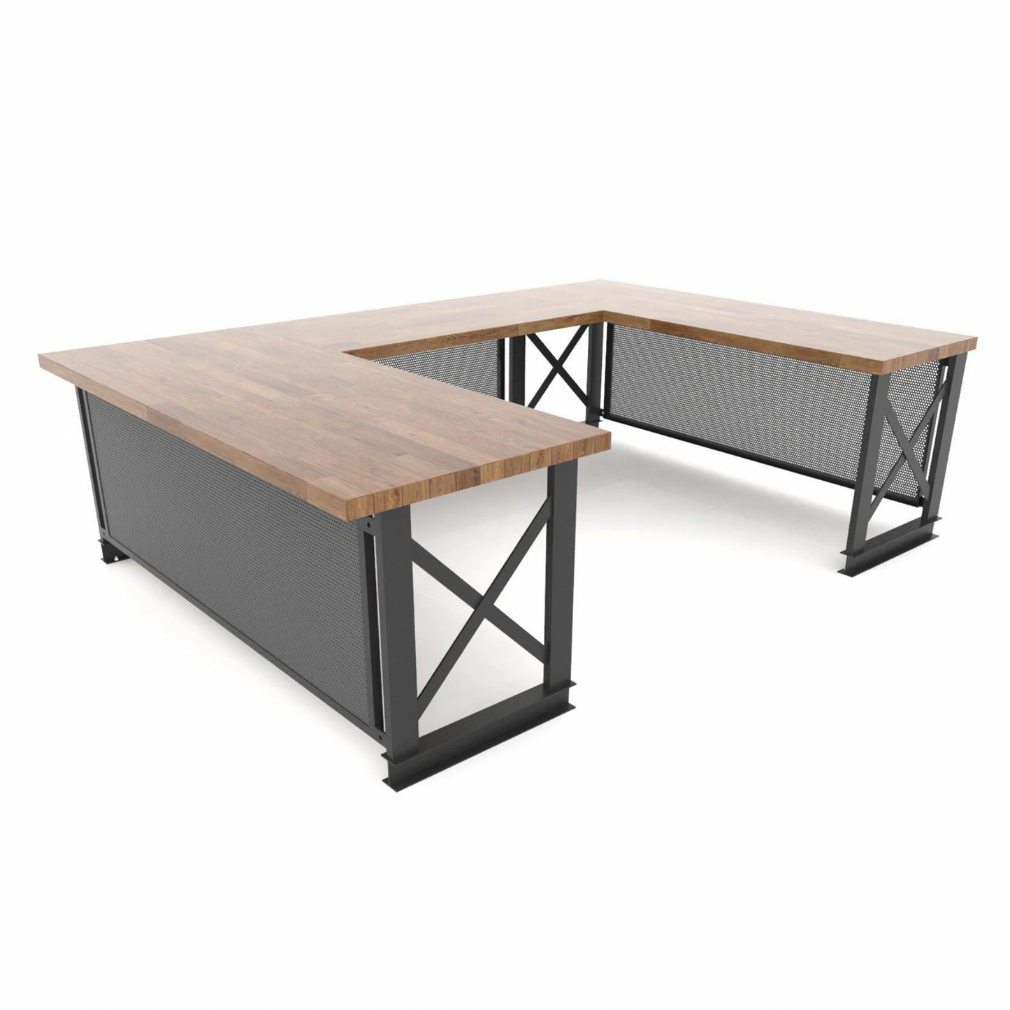 Carruca Office Desk: 'U' Configuration