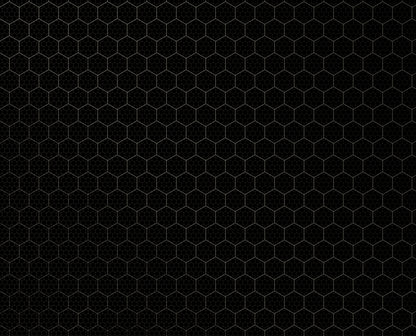 Black honeycomb pattern on a black background