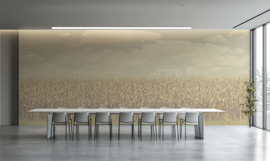 Corn Harvest Panoramic